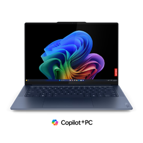 Lenovo Yoga Slim 7x Copilot+ PC - 14.5" 3K OLED Touch, 16GB RAM, 1TB SSD, Snapdragon X Elite, Cosmic Blue - 83ED0003US