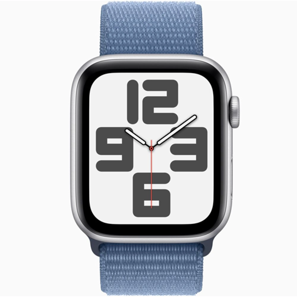 Apple Watch SE (2023) GPS 44mm Silver Aluminum Case with Winter Blue Sport  Loop Price in Dubai,UAE,Saudi Arabia
