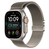 Apple Watch Ultra 4 49mm GPS+Cellular Natural Titanium Case with Natural Titanium Milanese Loop