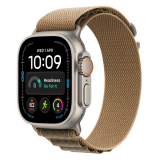 Apple Watch Ultra 4 GPS + Cellular 49mm Natural Titanium Case with Desert Alpine Loop