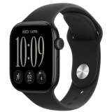 Apple Watch Series 12 GPS Black Aluminium Case with Black Sport Band