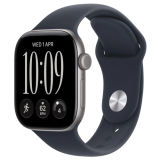 Apple Watch Series 12 GPS Space Grey Aluminium Case with Navy Blue Sport Band
