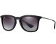 Ray-Ban Black Silver Frame Grey Gradient Sunglasses RB4221F 6167/6Q 52inch