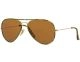 Ray-Ban Aviator Unisex Sunglasses RB3025JM 169 Multi Color and Brown lens
