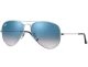 Ray-Ban Aviator Unisex Sunglasses RB3025-003/3F58 Light Blue Gradient
