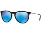 Ray-Ban Erika Sunglasses For Women RB41716015554 Blue Mirror