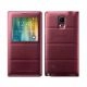 Note 4 S-View Flip Cover -Plum Red