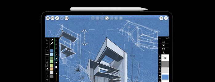 Apple iPad Pro M5 used for creative work and design uae