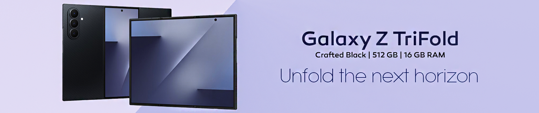 Samsung Galaxy Z TriFold 5G 512GB 16GB RAM Crafted Black Dubai